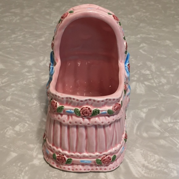 Vintage Baby Planter 🎀 Cute Cradle - Picture 4 of 8